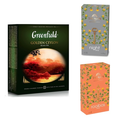 Чай Greenfield и Thurson чай 2 шт